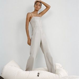 NWT! Zara | Faux Leather Jumpsuit
